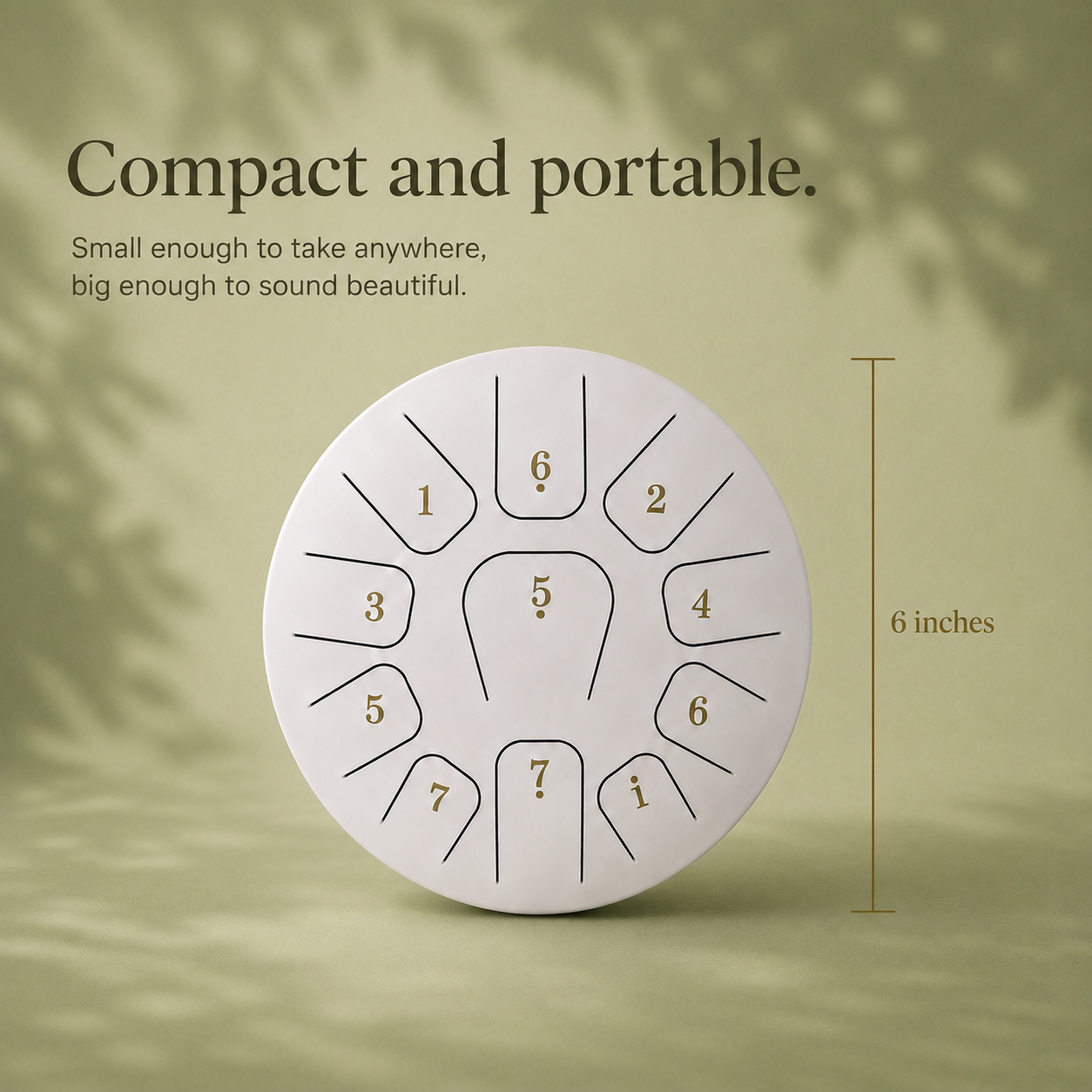 Lumitone Steel Tongue Drum